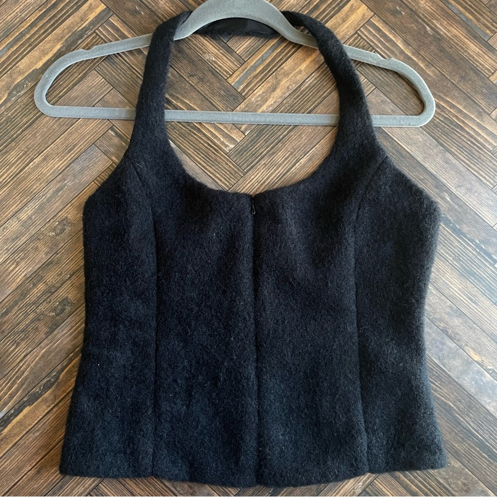 Zara Black Halter Top